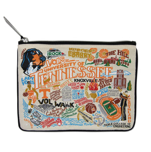 Collegiate Zip Pouch -Tennessee