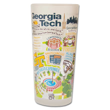 Load image into Gallery viewer, Collegiate Drinking Glass -Georgia Tech
