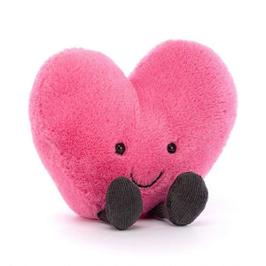 Jellycat Amuseable Hot Pink Heart Little
