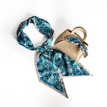 Load image into Gallery viewer, Painted Protea Ocean Accessory Scarf
