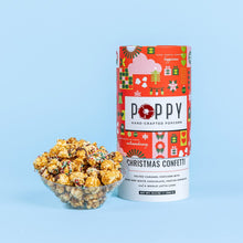 Load image into Gallery viewer, Poppy Popcorn -Christmas Confetti Holiday Cylinder
