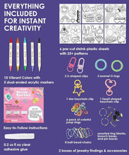 Load image into Gallery viewer, Shrink To Sparkles Craft Kit -Retro Vibes
