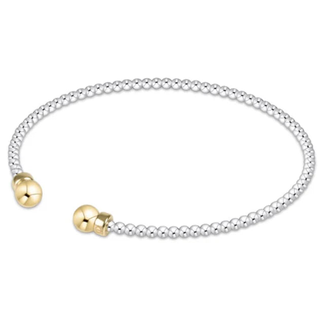 enewton Classic Mixed Metal Bead Cuff -2mm