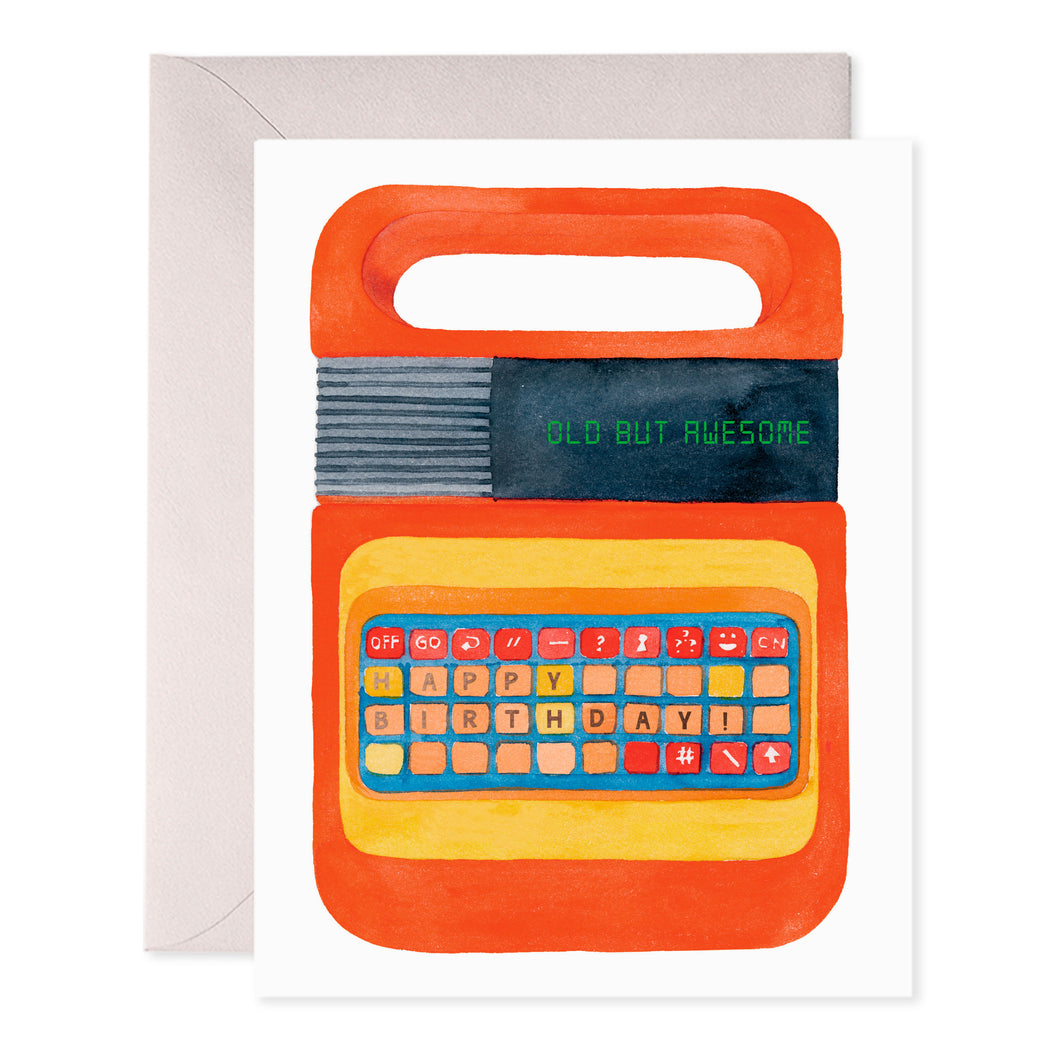 E Frances Birthday Card -Old But Awesome