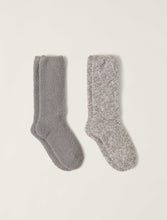 Load image into Gallery viewer, CozyChic Sock Set -Pewter Multi
