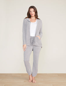 CozyChic Ultra Lite Hooded Cardi -Dove Gray