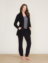 Load image into Gallery viewer, CozyChic Chenille Shawl Cardi -Black
