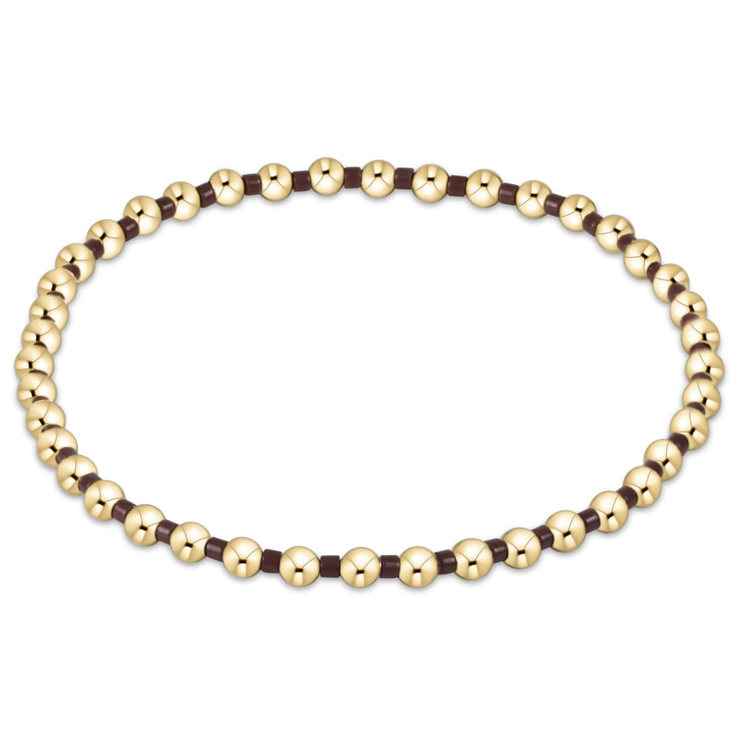 enewton Hope Grateful Bracelet -Chocolate