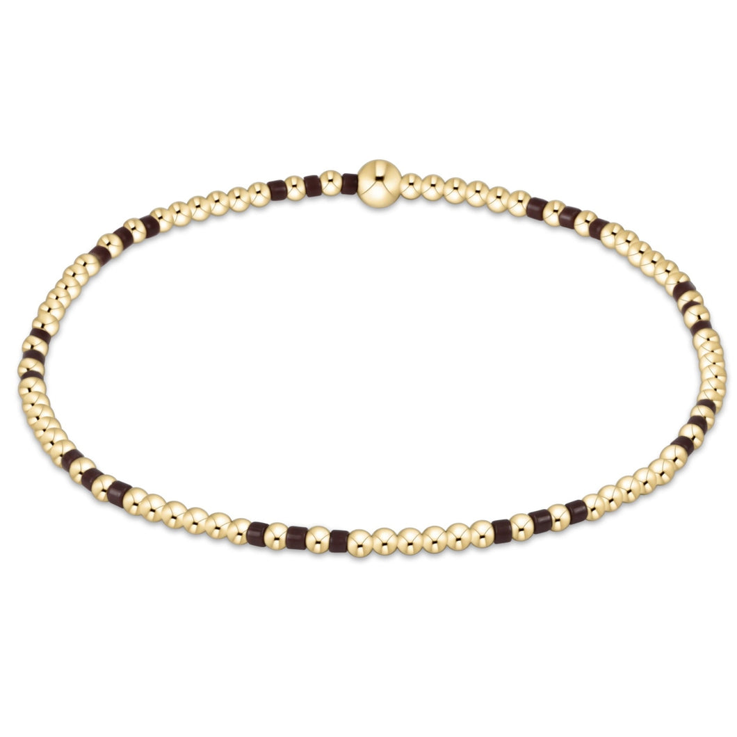 enewton Hope Joy 2mm Bracelet -Chocolate