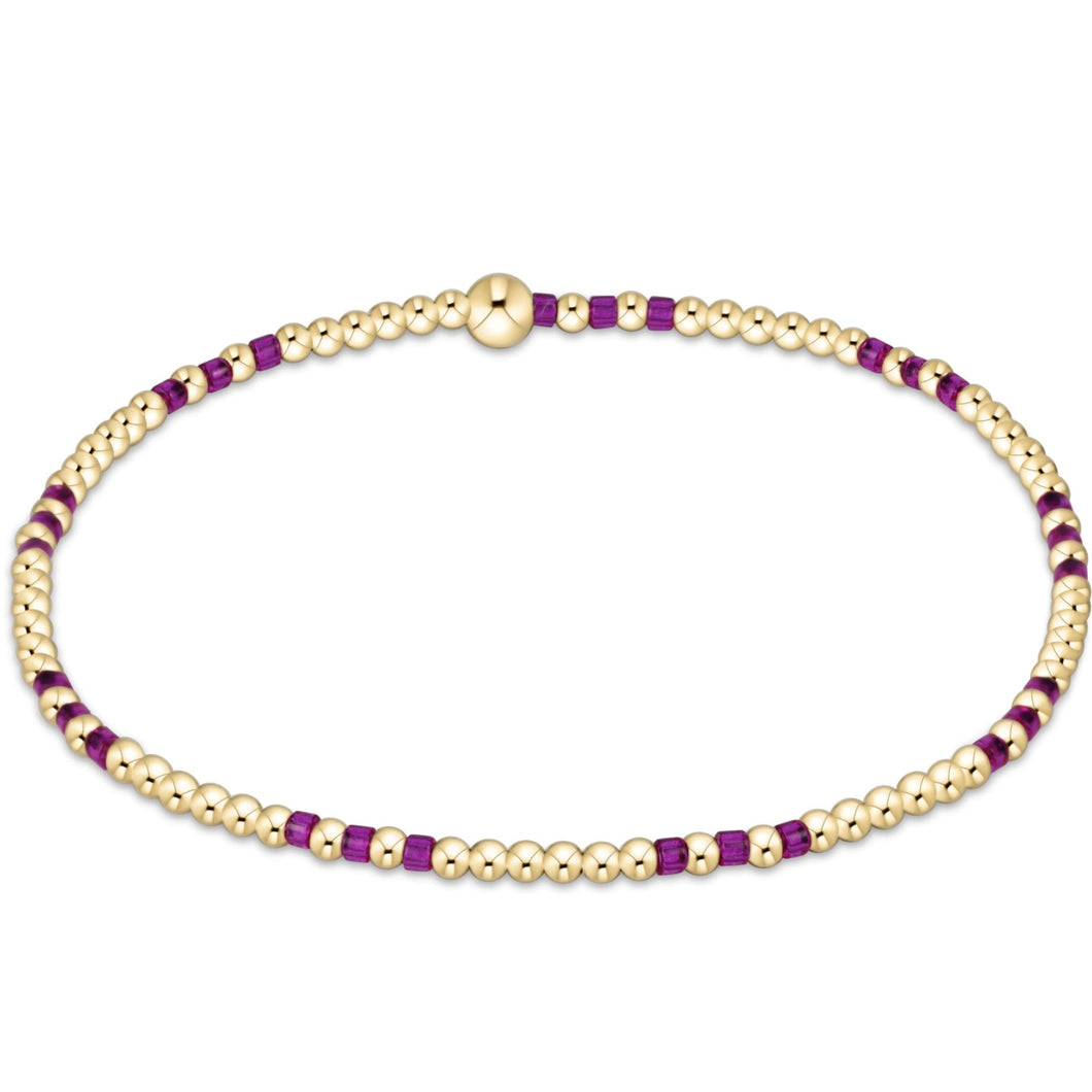 enewton Hope Joy 2mm Bracelet -Fuchsia