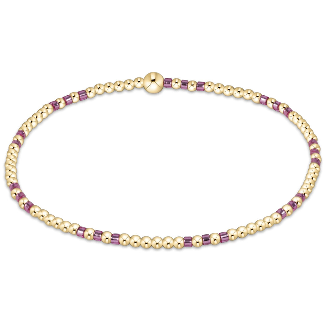 enewton Hope Joy 2mm Bracelet -Pink Metallic