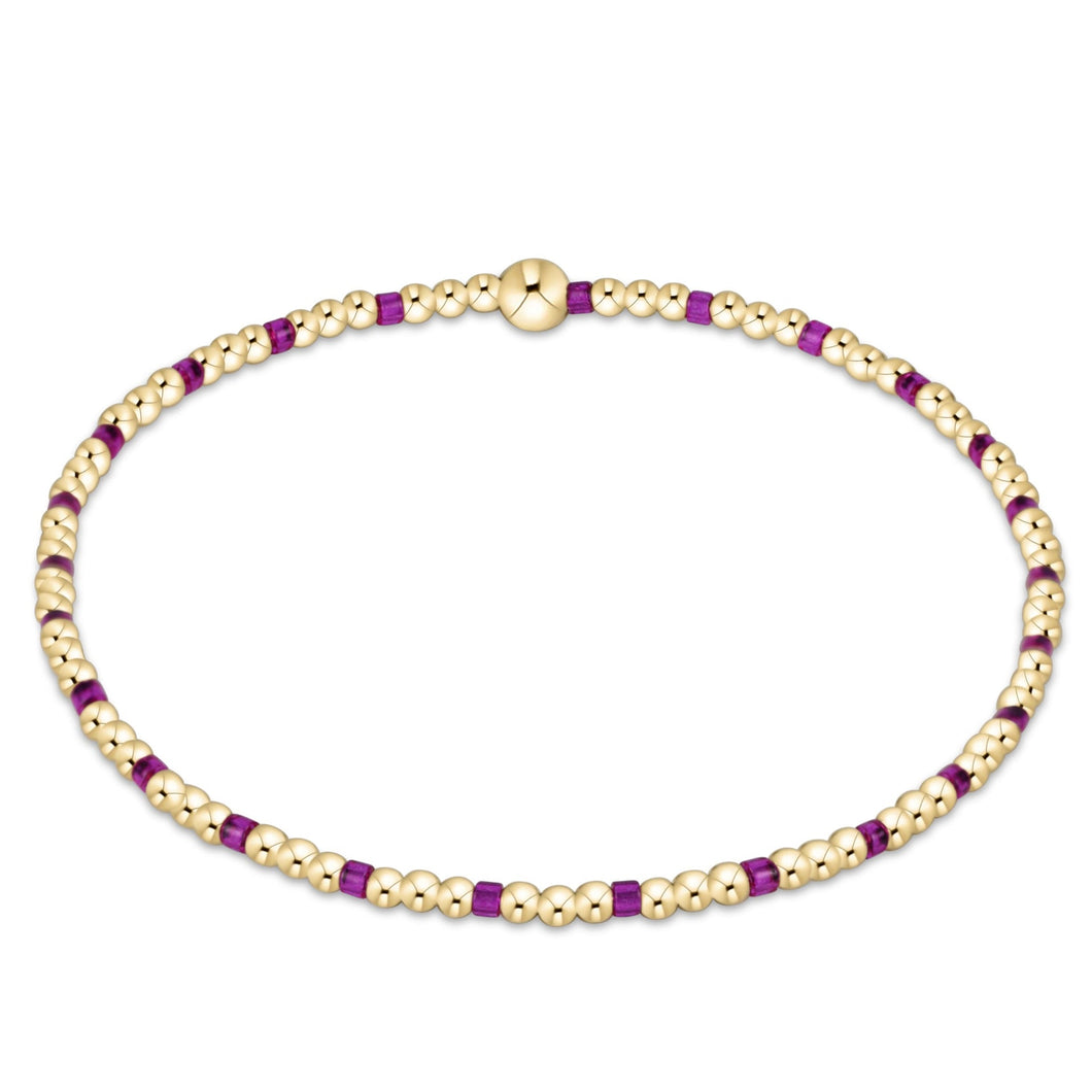 enewton Hope Sincerity 2mm Bracelet -Fuchsia