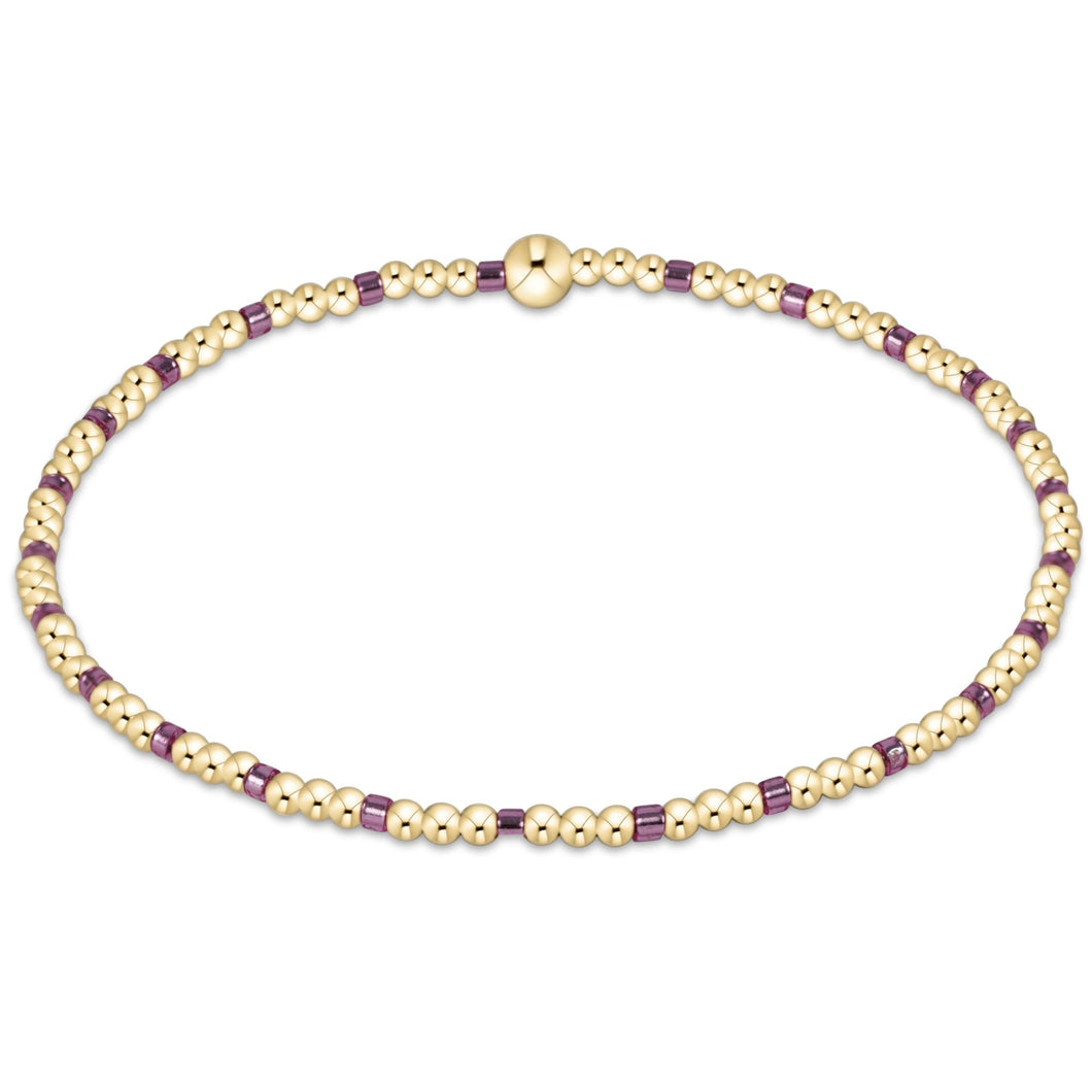 enewton Hope Sincerity 2mm Bracelet -Pink Metallic