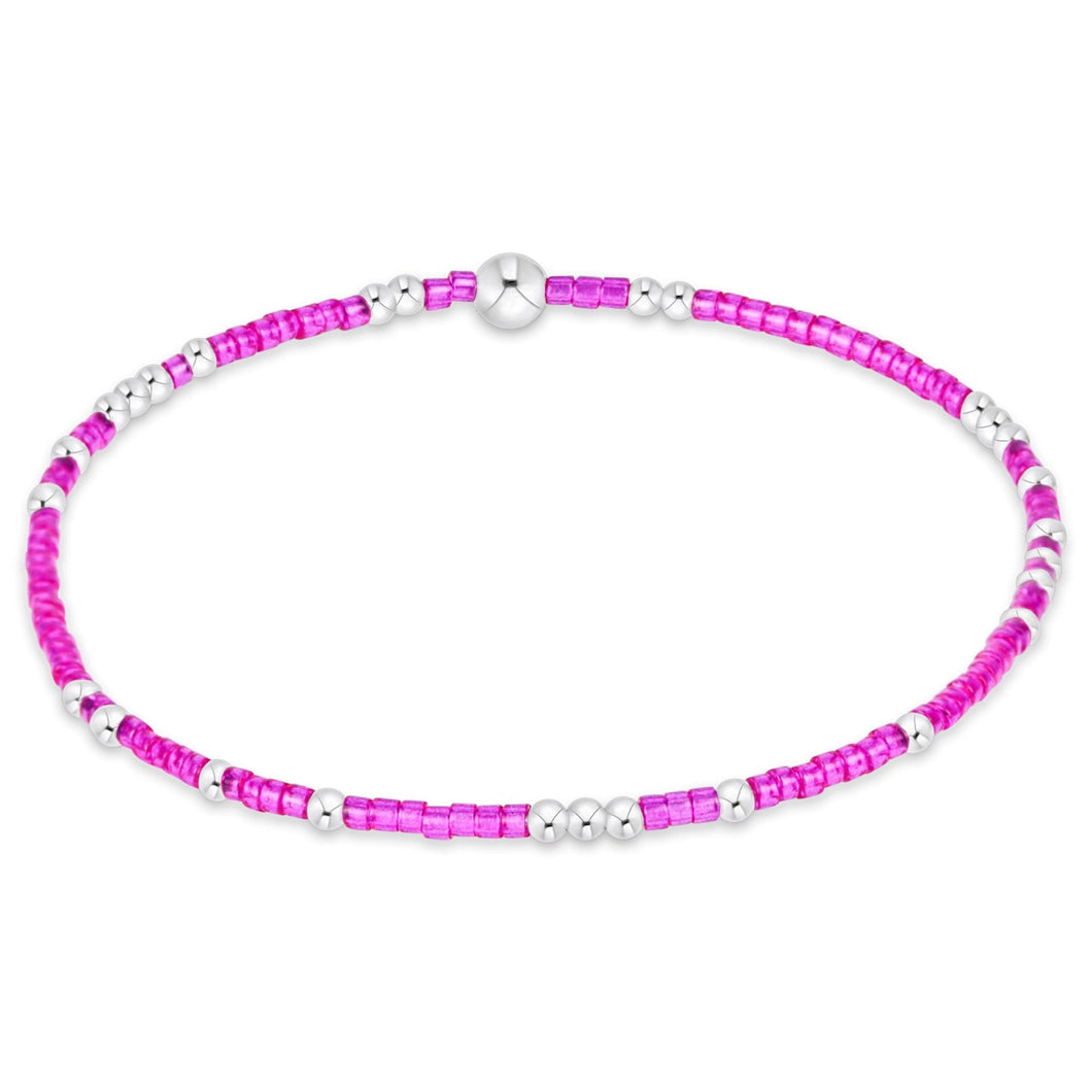 enewton Hope Unwritten Sterling Bracelet -Fuchsia