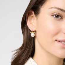 Load image into Gallery viewer, Julie Vos Bamboo Pearl Earring

