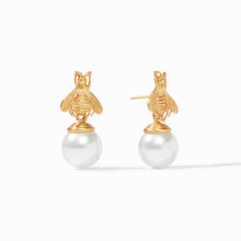 Load image into Gallery viewer, Julie Vos Bee Pearl Drop Earring
