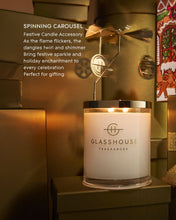 Load image into Gallery viewer, Glasshouse 13.4 oz. Christmas 26 Candle w/ Spinning Carousel Gift Set
