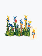 Load image into Gallery viewer, Flower Bouquet Card -Birdhouse Garden
