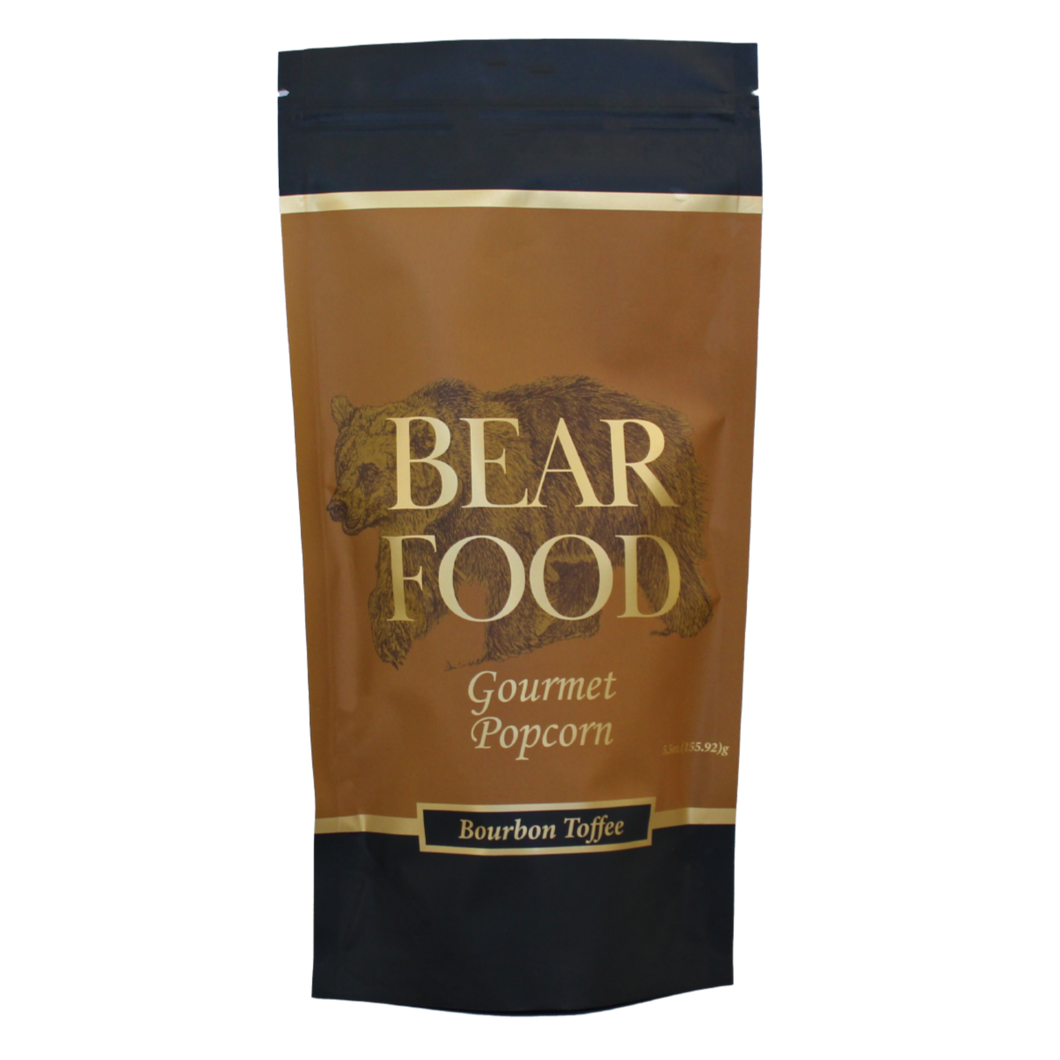 Bear Food Bourbon Toffee Gourmet Popcorn