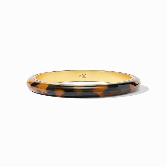 Julie Vos Madison Statement Bangle -Carnaby -Tortoiseshell