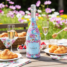 Load image into Gallery viewer, Busy Bee Garden Prosecco Bottle Wrap
