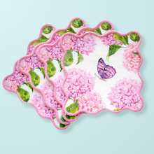 Load image into Gallery viewer, Pink &amp; Purple Hydrangea Cocktail Squares
