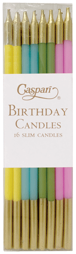 Birthday Candles -Slim Pastels