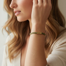 Load image into Gallery viewer, L&amp;E Sentiment Cord Bracelet -Believe Luke 8:50
