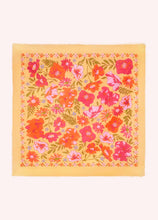 Load image into Gallery viewer, Sketched Florals Cotton Bandana -Mustard
