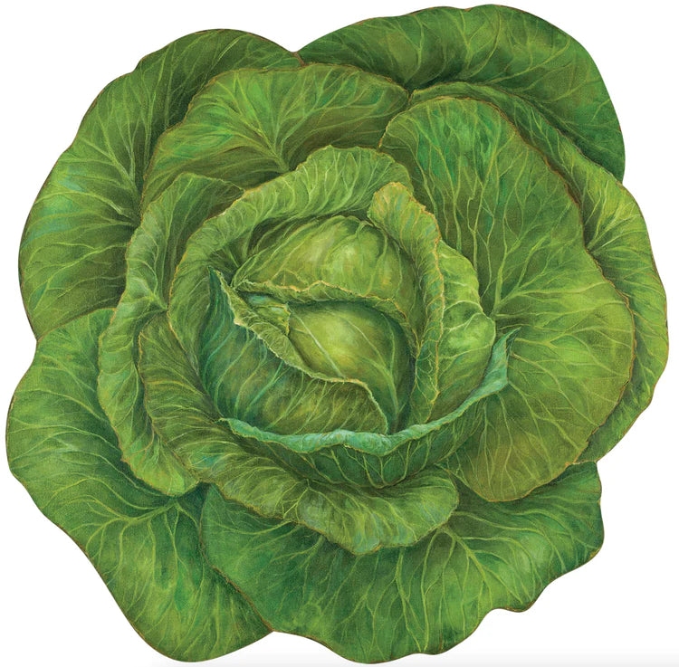 H&C Die-Cut Paper Placemats -Cabbage