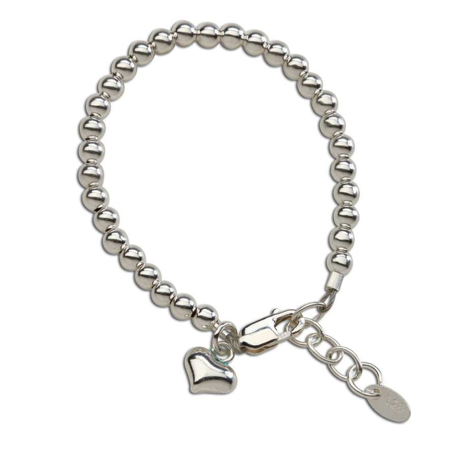 Camry Sterling Silver Heart Bracelet -Small