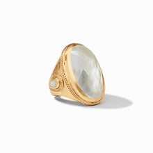 Load image into Gallery viewer, Julie Vos Cannes Statement Ring -Iridescent Clear Crystal
