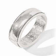 Load image into Gallery viewer, Julie Vos Silver Cannes Statement Hinge Bangle
