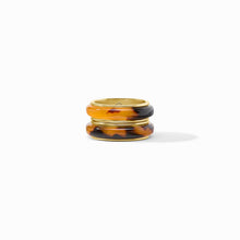 Load image into Gallery viewer, Julie Vos Carnaby Duet Ring -Tortoiseshell

