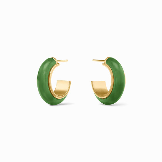 Julie Vos Carnaby Hoops -Palmetto Green -S