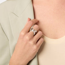Load image into Gallery viewer, Julie Vos Silver Catalina X Ring
