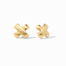 Load image into Gallery viewer, Julie Vos Catalina X Studs -Gold
