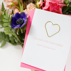 Paperclip Mother's Day Card -Everything