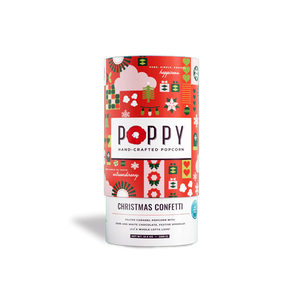 Poppy Popcorn -Christmas Confetti Holiday Cylinder