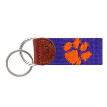 Load image into Gallery viewer, S&amp;B Key Fob -Clemson (Purple)
