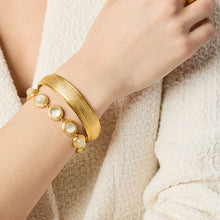 Load image into Gallery viewer, Julie Vos Cobblestone Tennis Bracelet -Ivory Cat's Eye
