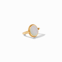 Load image into Gallery viewer, Julie Vos Coin Revolving Ring -Mother of Pearl
