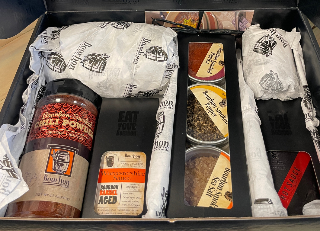 Bourbon Barrel Chili & Cheese Gift Box