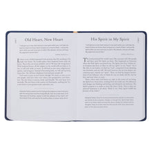 Load image into Gallery viewer, Walk Through God’s Word Navy Faux Leather Devotional

