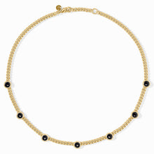 Load image into Gallery viewer, Julie Vos Dolce Delicate Station Necklace -Obsidian Black
