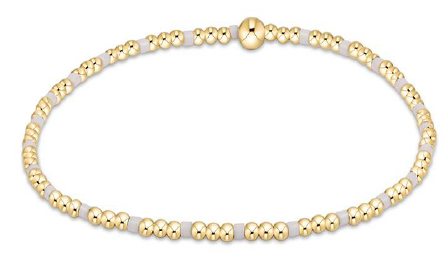 enewton egirl Hope Sincerity 2mm Bracelet -White
