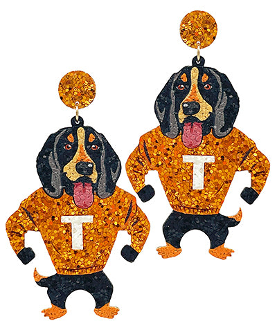 Gameday Standing Hound Earrings