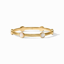 Load image into Gallery viewer, Julie Vos Essex Stone Bangle -Mother of Pearl
