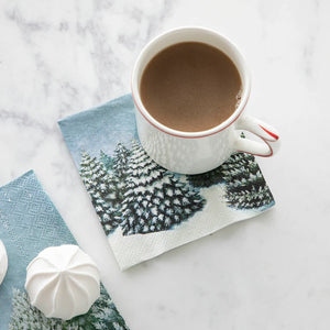 H&C Cocktail Napkins -Evergreen Forest