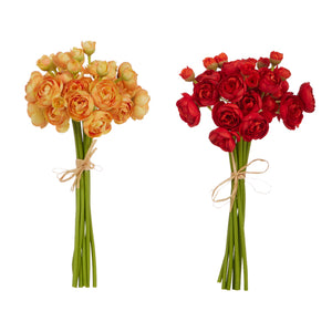 Tropical sunset Ranunculus Bouquets -11"